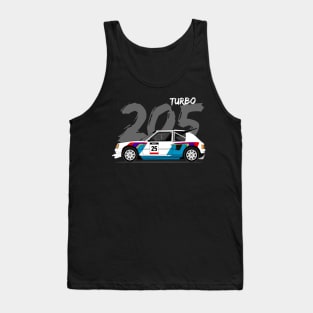 Peugeot 205 turbo t16 Tank Top